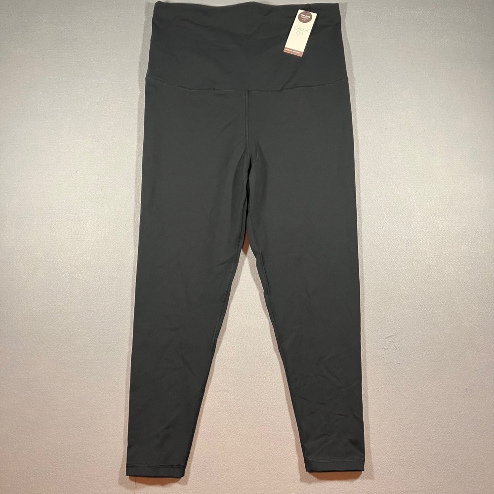 NWT CALIA Essential Maternity 7/8 Performance Leggings Pure Black XL High Waist